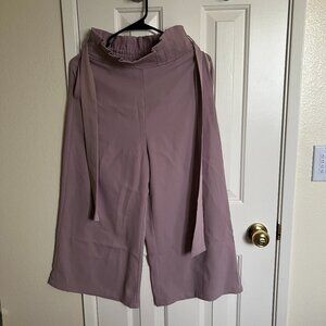 XYING Women Wide Leg Pants, Lilac, Size S